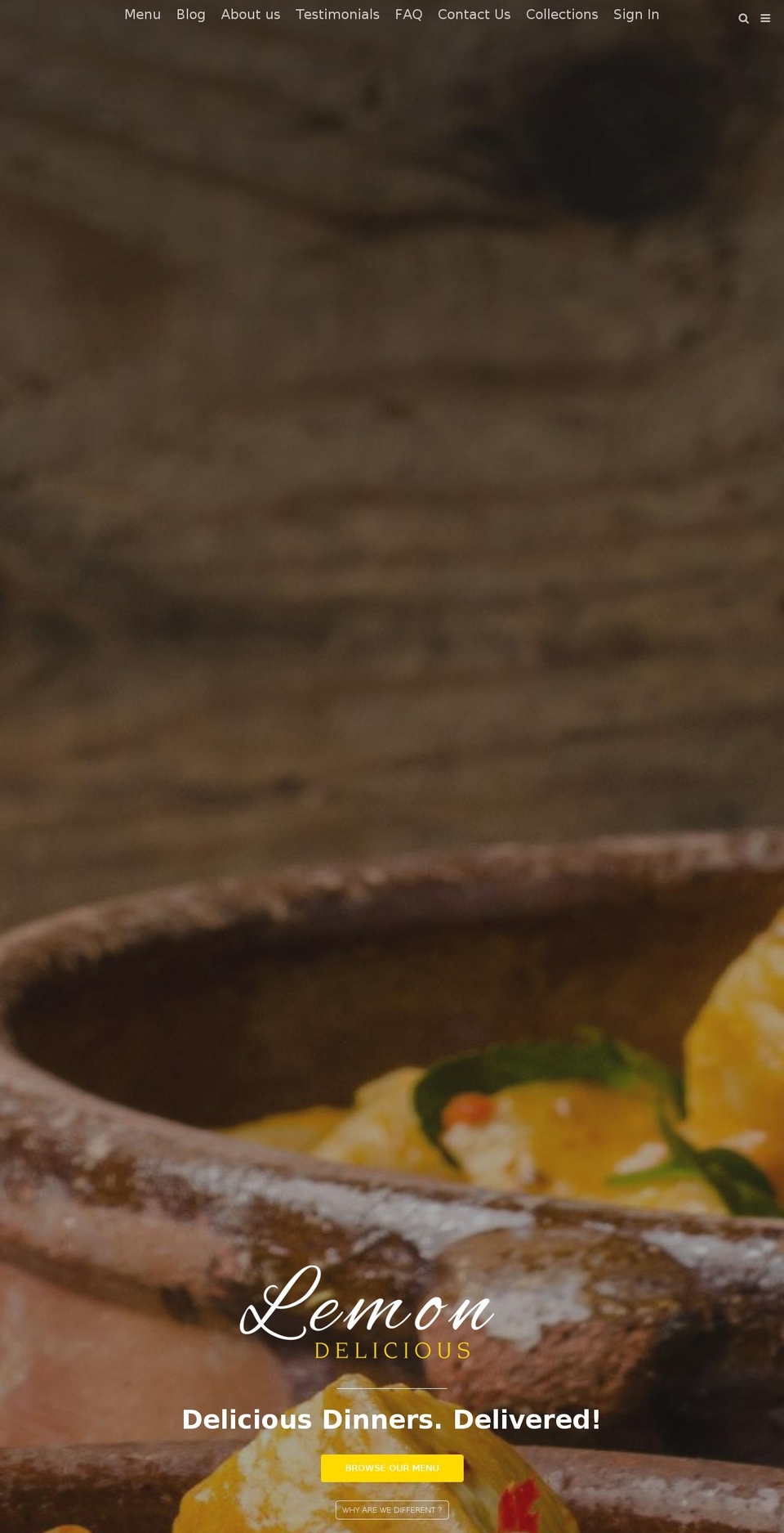 lemondelicious.com.au shopify website screenshot