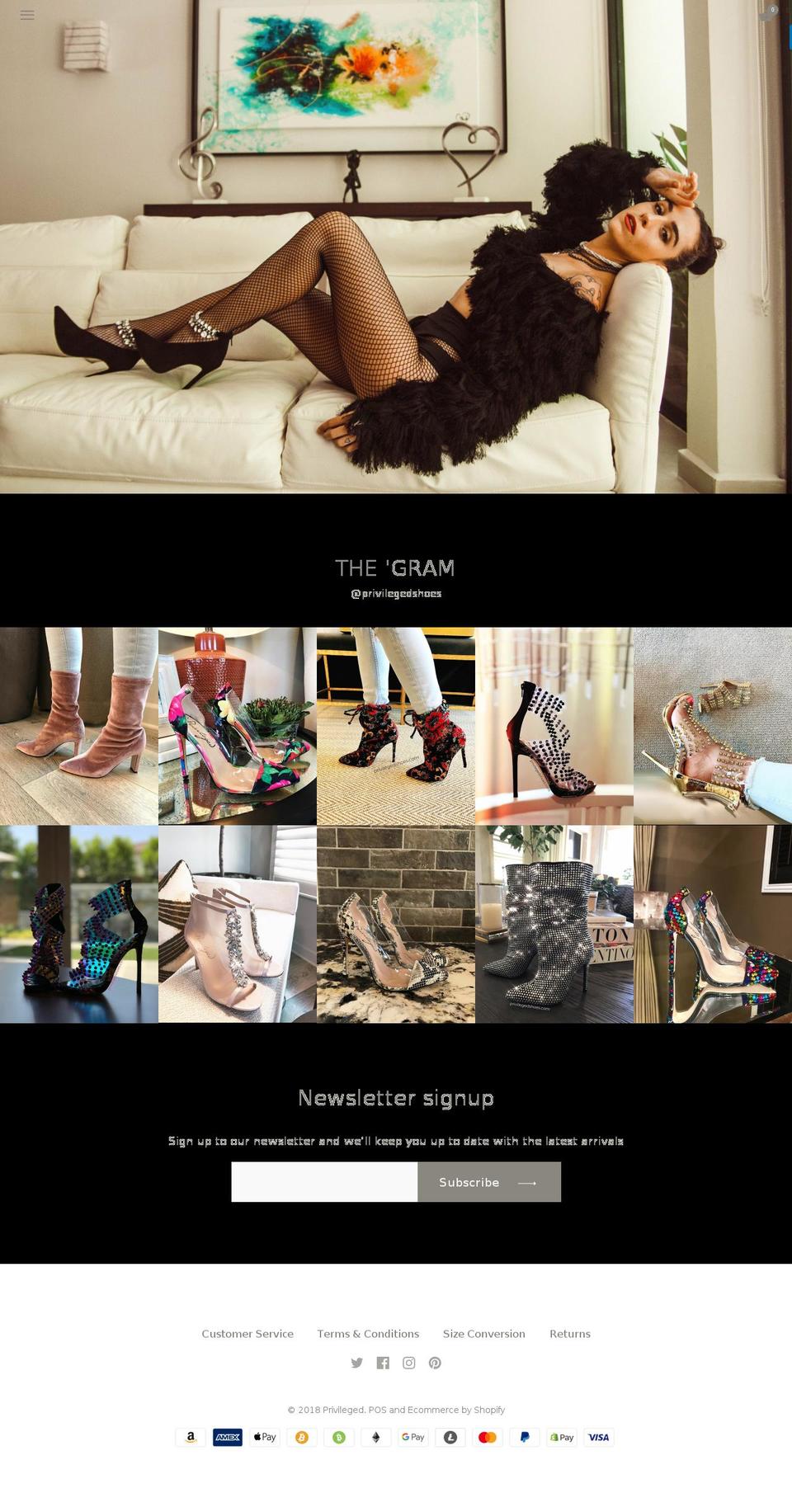 lemondropshoes.com — Shopify storefront screenshot