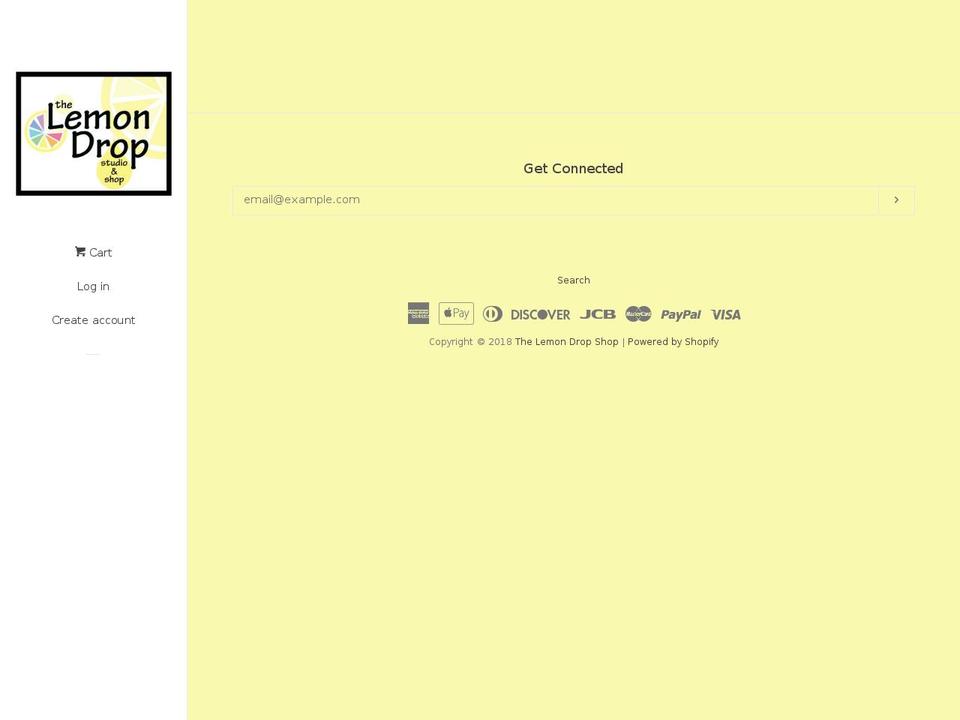 lemondropstudioshop.com — Shopify storefront screenshot