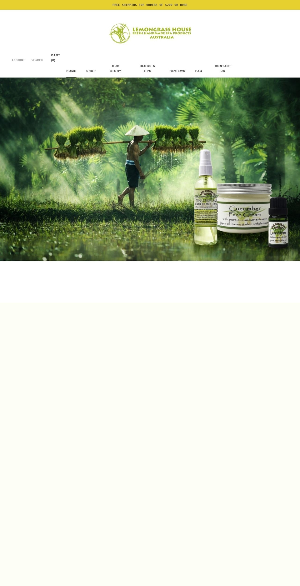lemongrasshouse.com.au shopify website screenshot