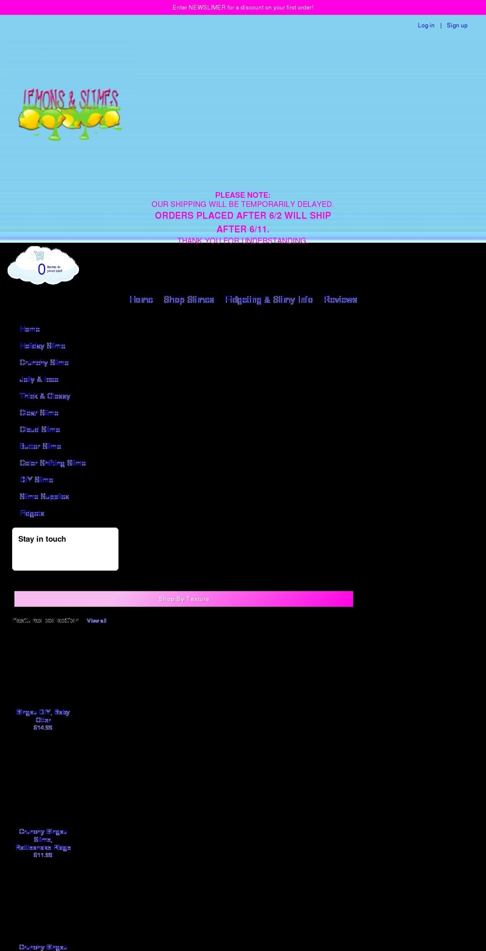 lemonsandslimes.com shopify website screenshot