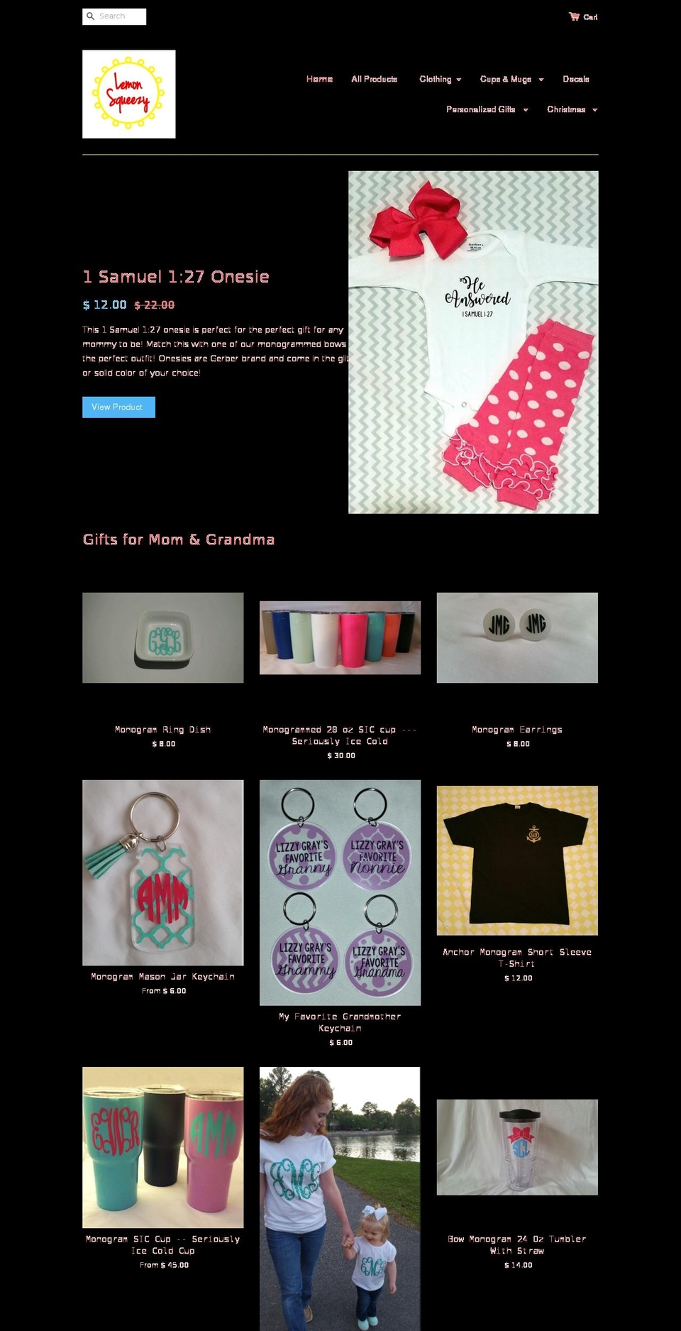 lemonsqueezync.com — Shopify storefront screenshot