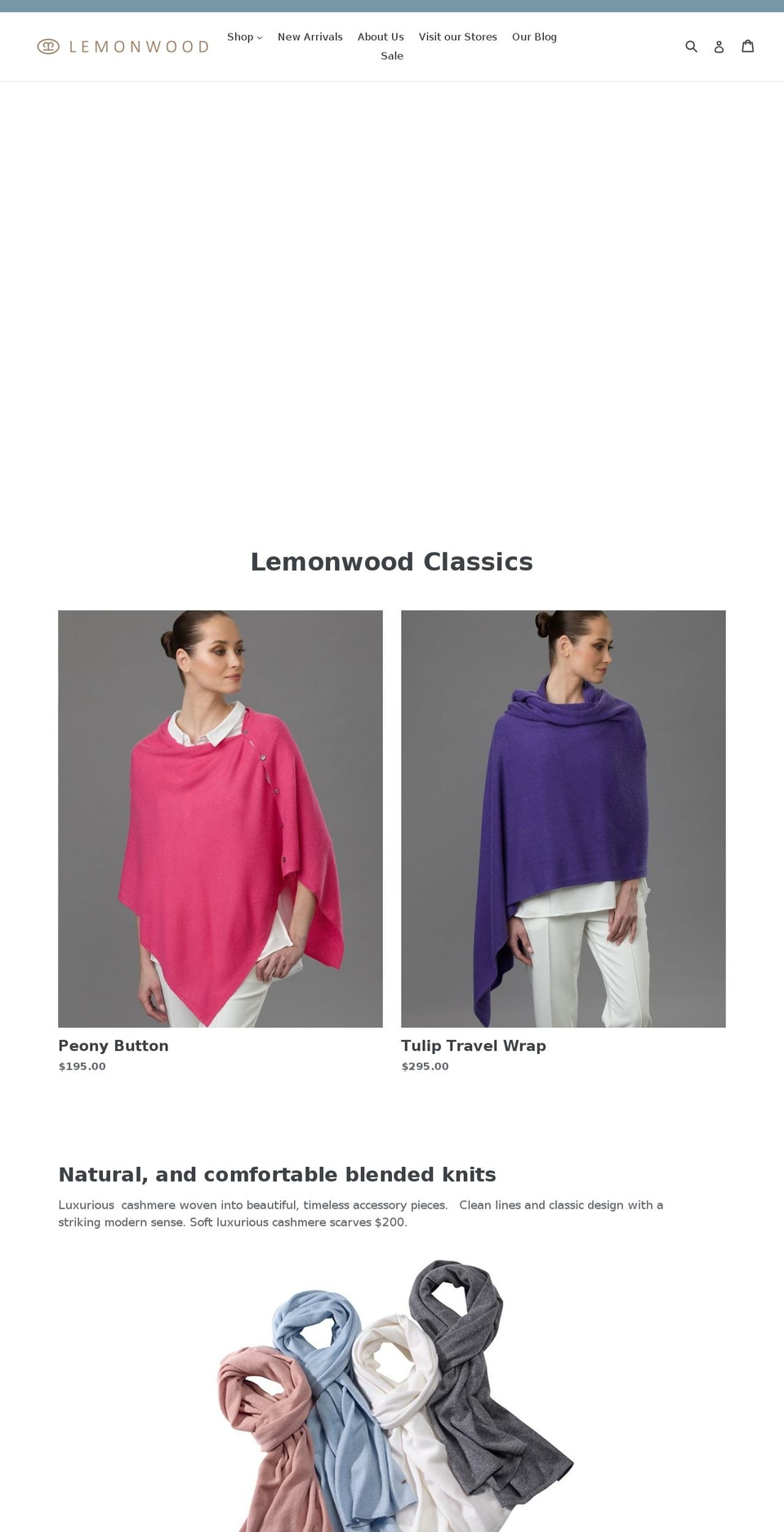 lemonwood.ca shopify website screenshot