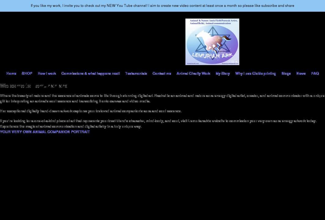 lemurianark.com shopify website screenshot