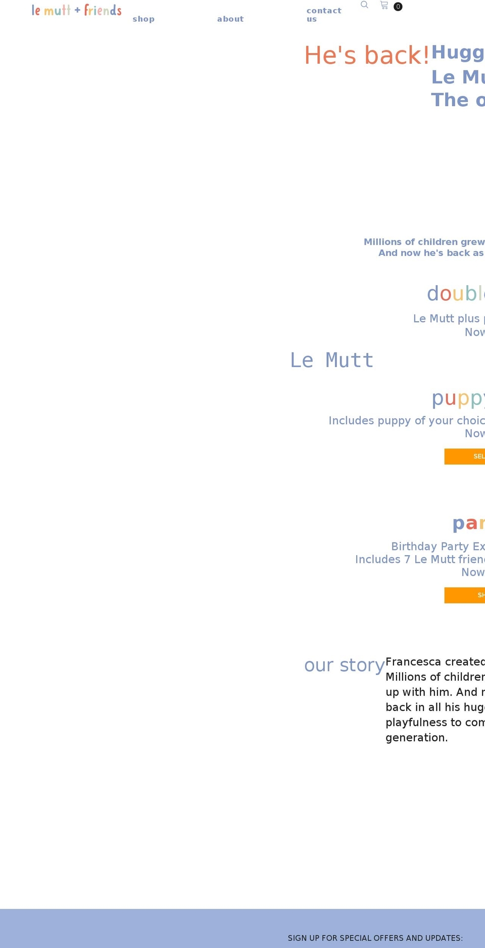 lemuttandfriends.com shopify website screenshot