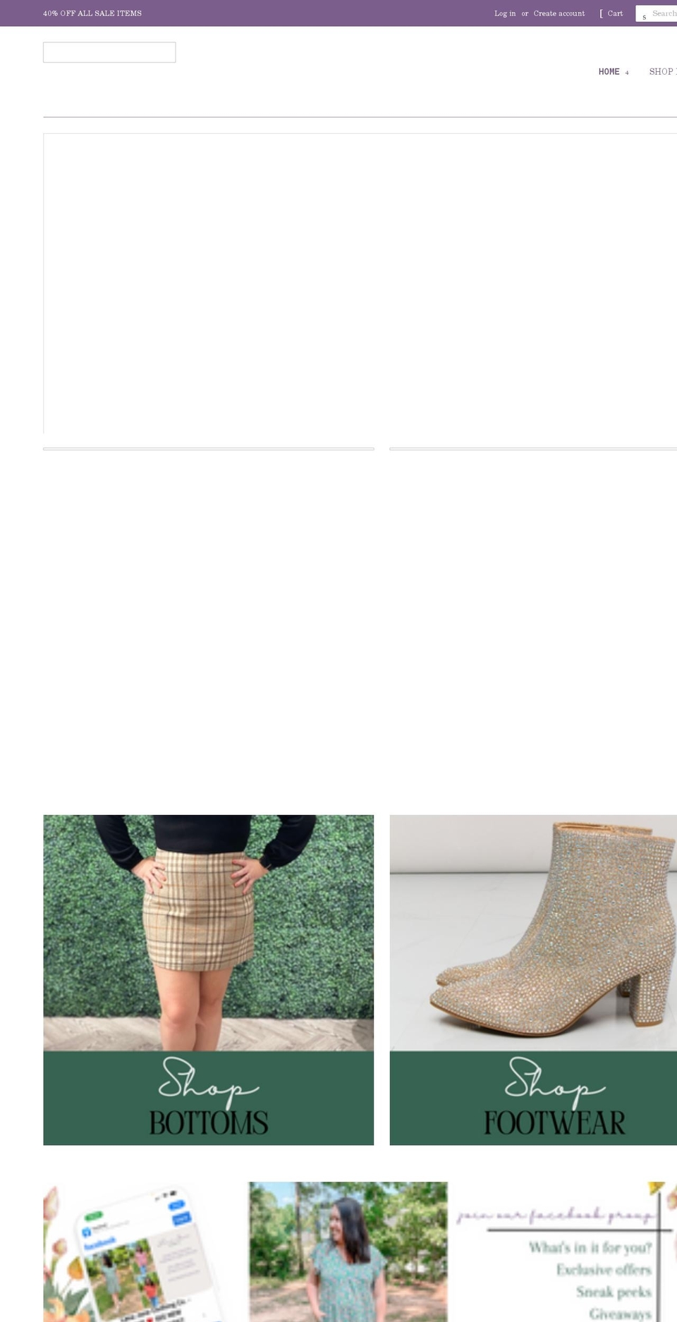 lenajaneclothingco.com shopify website screenshot