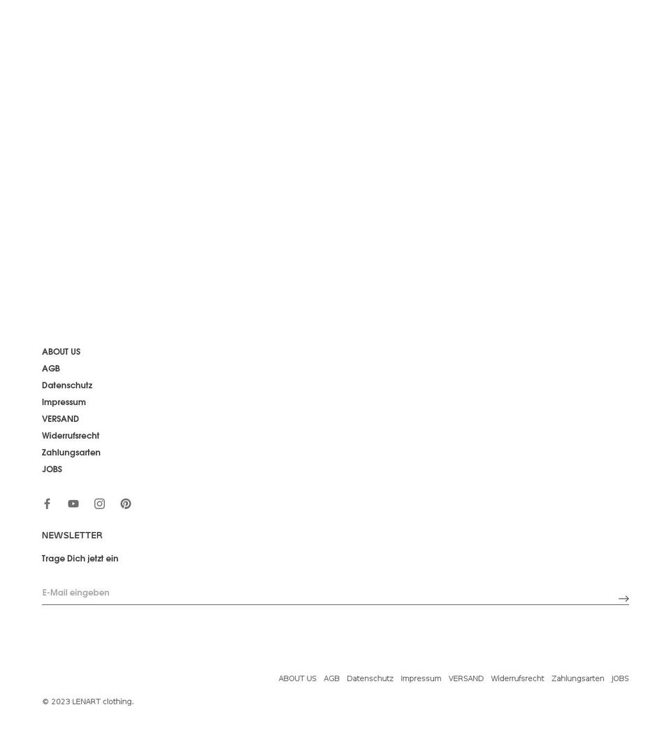 lenartclo.com shopify website screenshot
