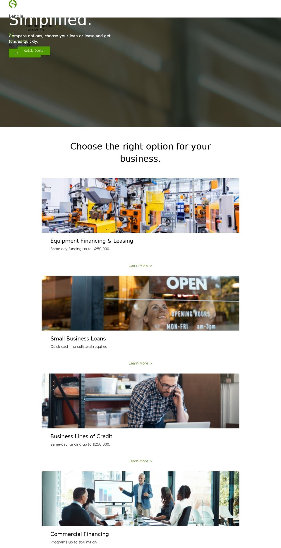 lendiaco.com shopify website screenshot