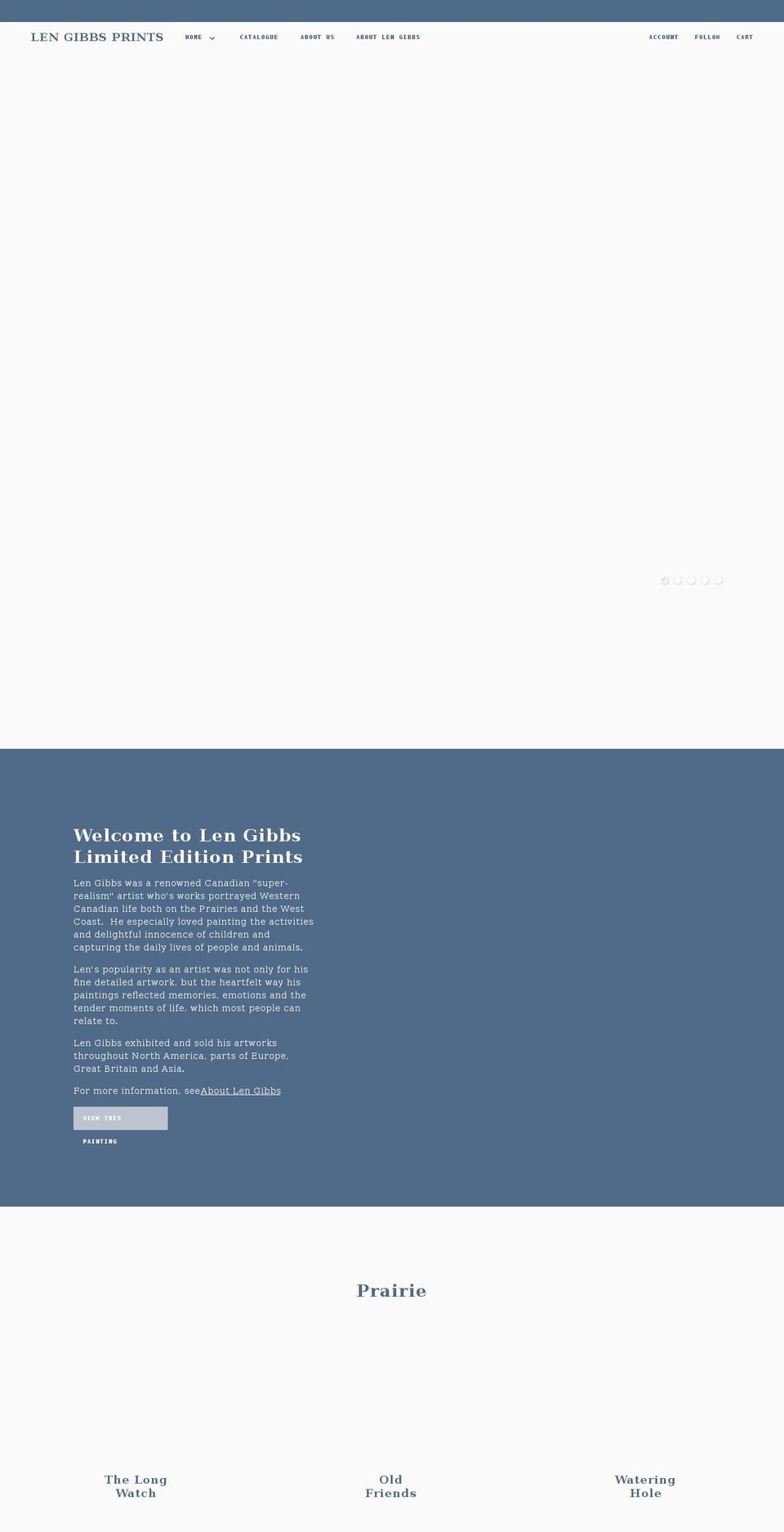 lengibbs.com shopify website screenshot