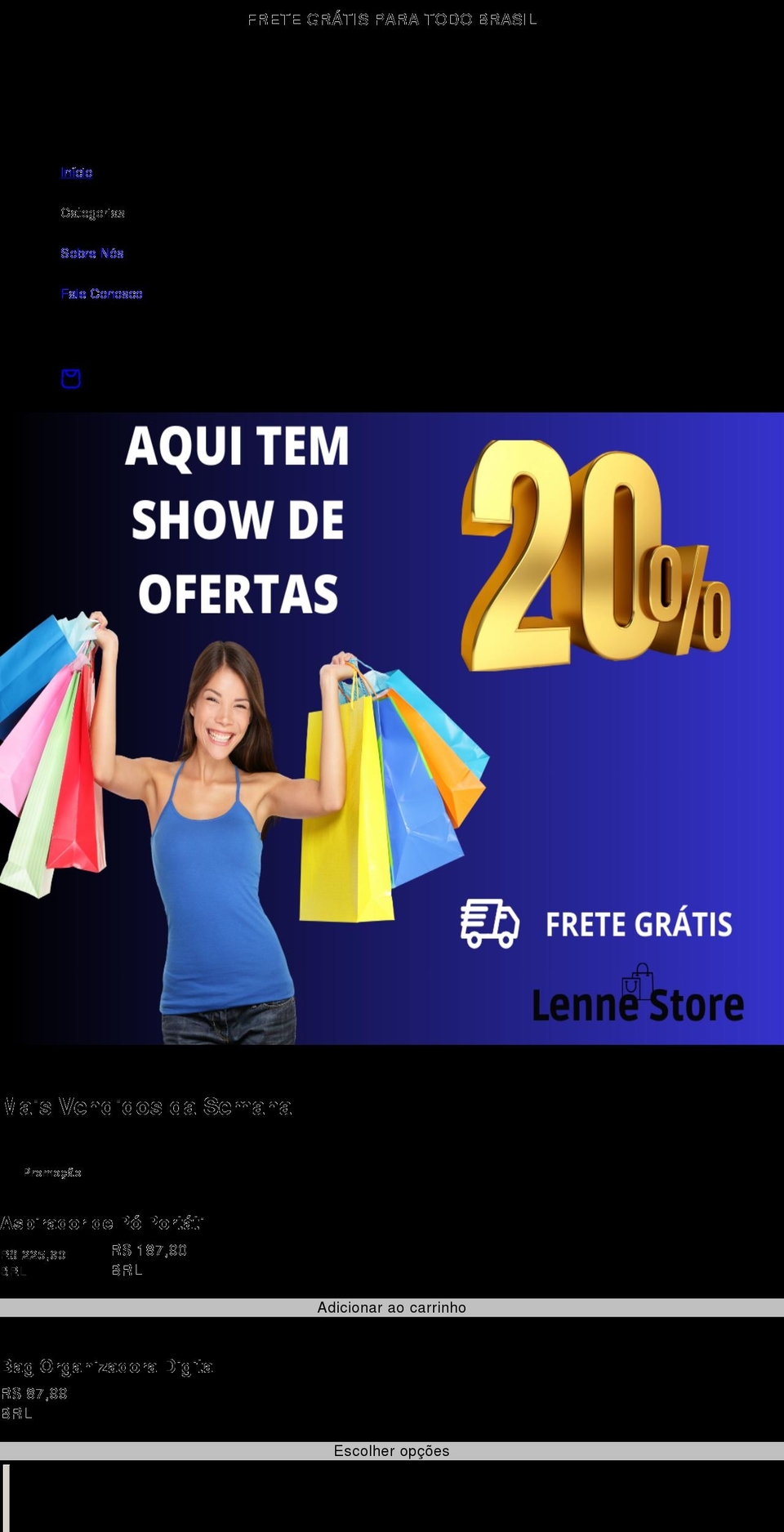 lennestore.com shopify website screenshot