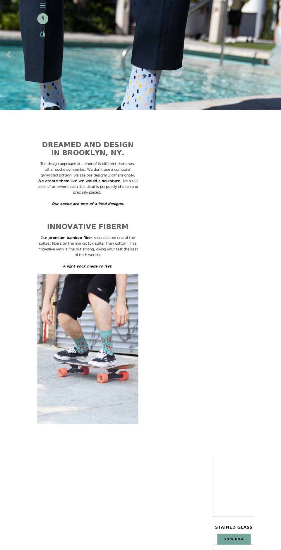 lenonce.com shopify website screenshot
