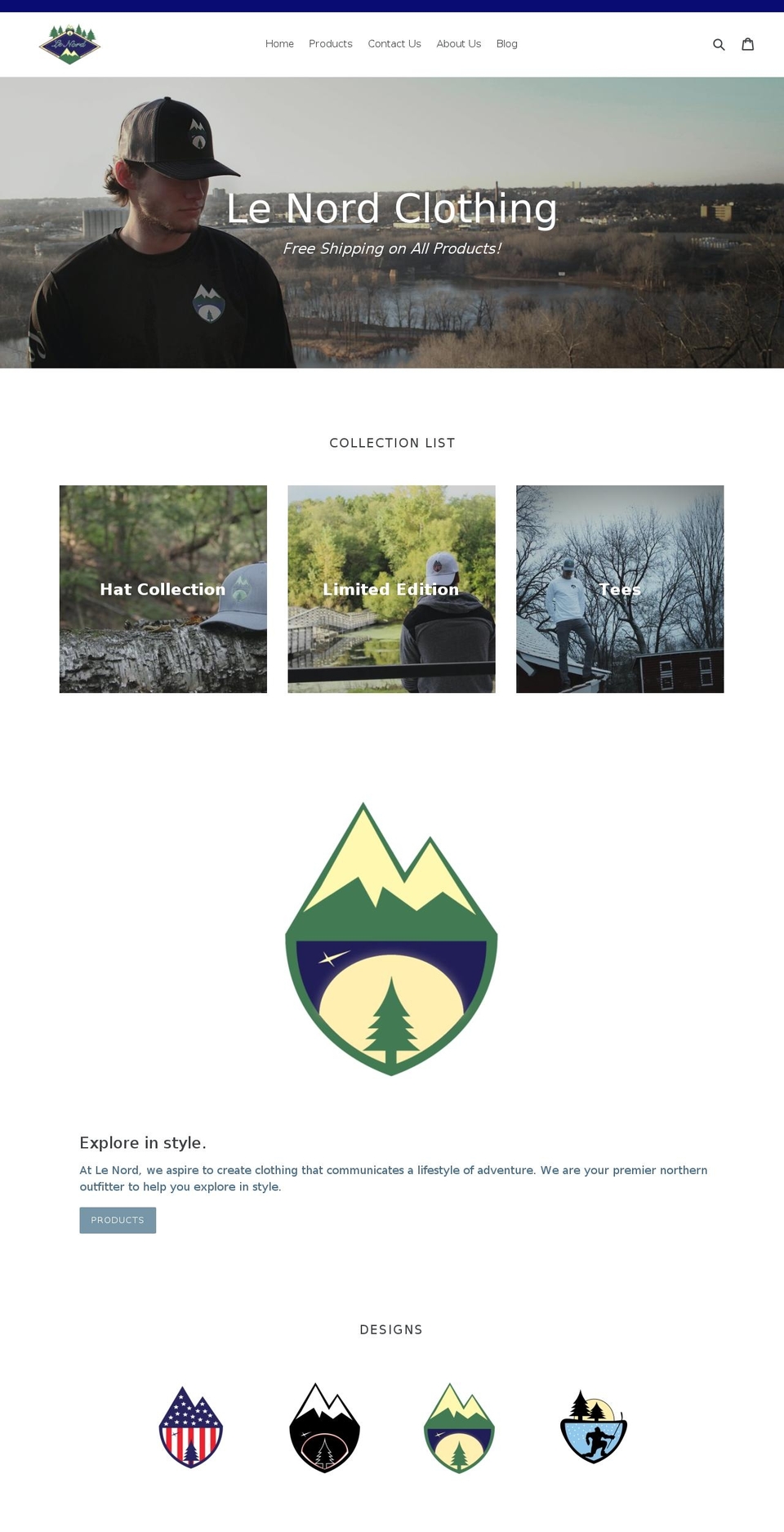 lenordclothing.com — Shopify storefront screenshot