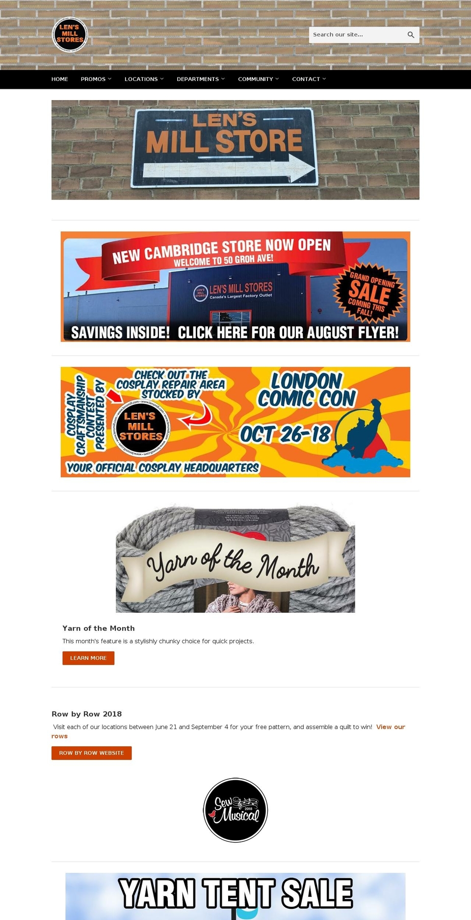 lensmill.com shopify website screenshot