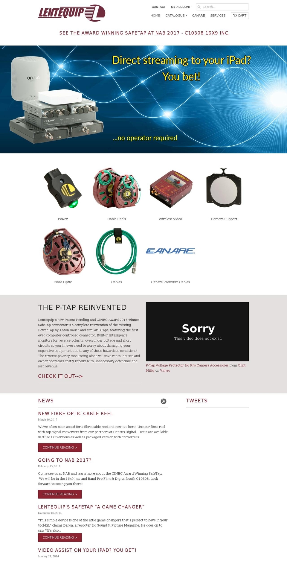 lentequip.com shopify website screenshot