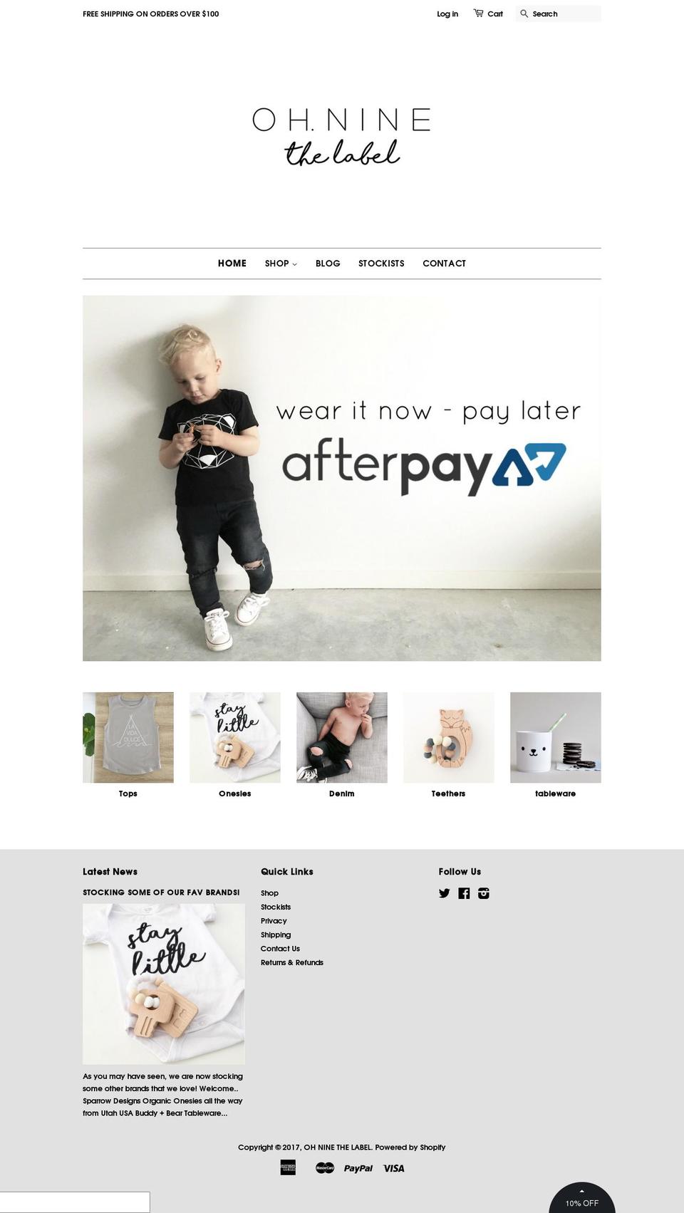 leoandboy.com shopify website screenshot