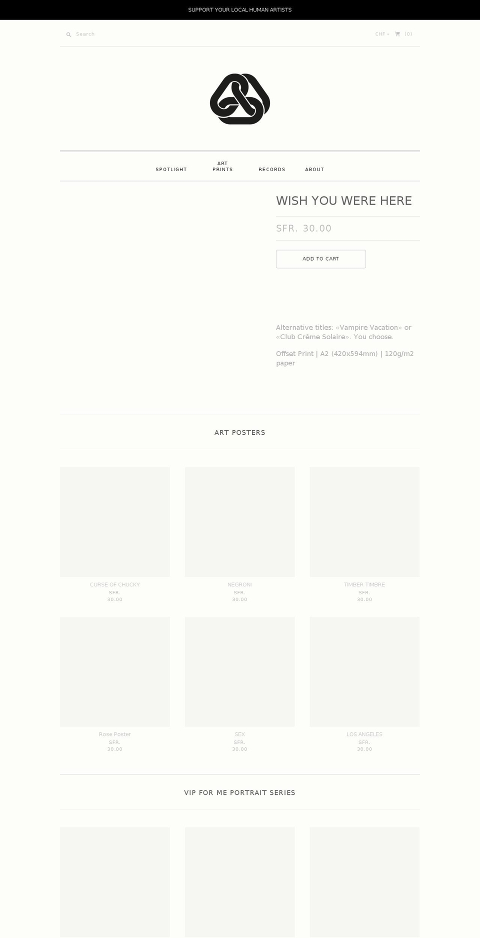 leomatkovic.ch shopify website screenshot