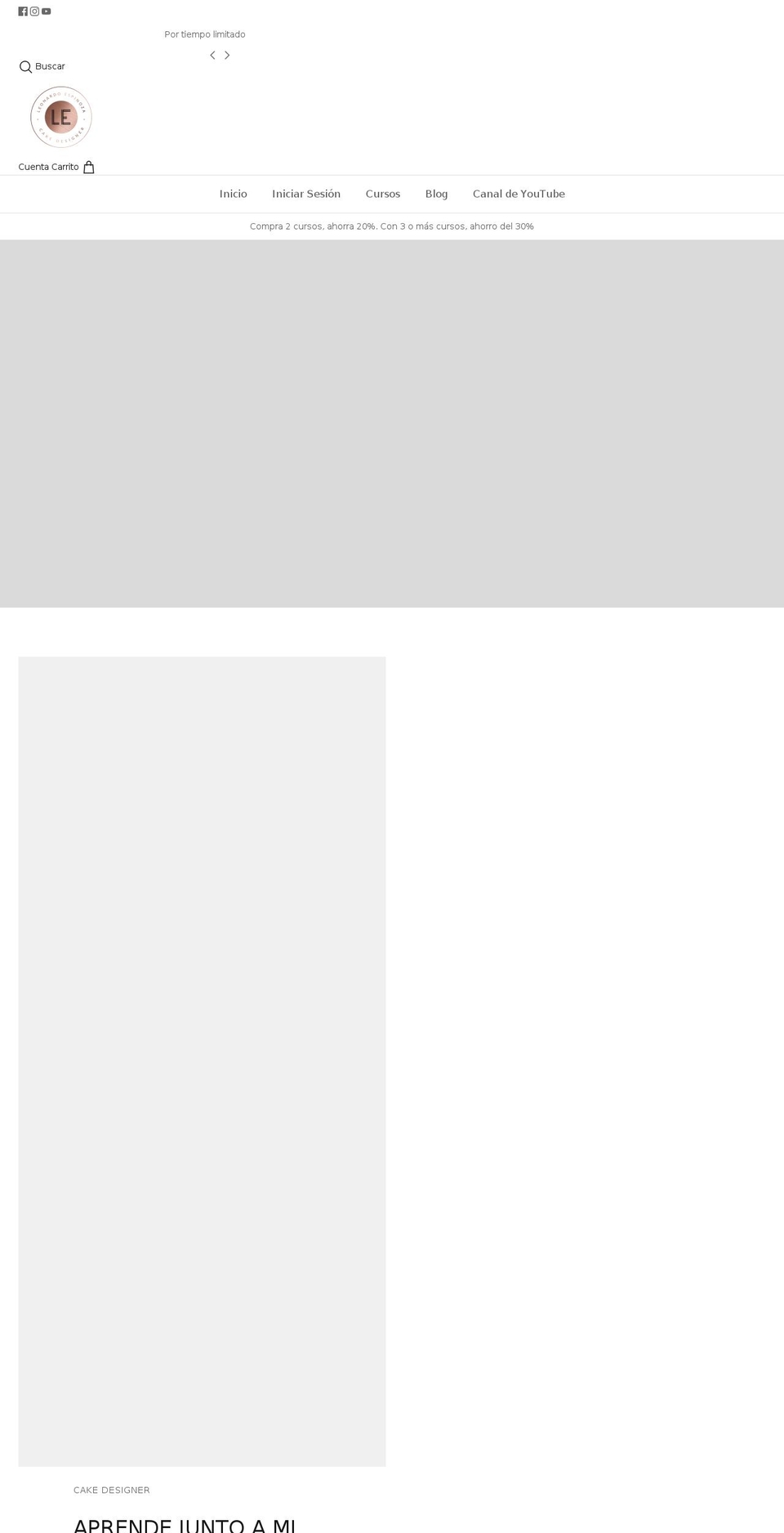 leonardoespinoza.com shopify website screenshot