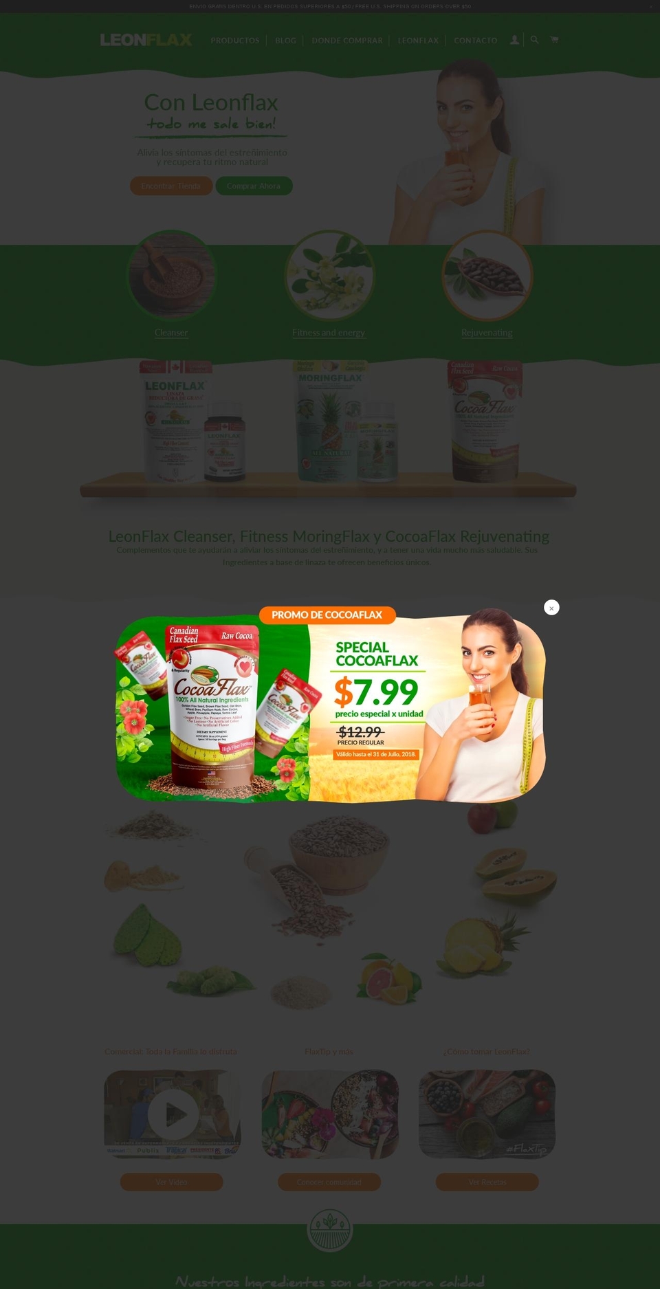 leonflax.net shopify website screenshot