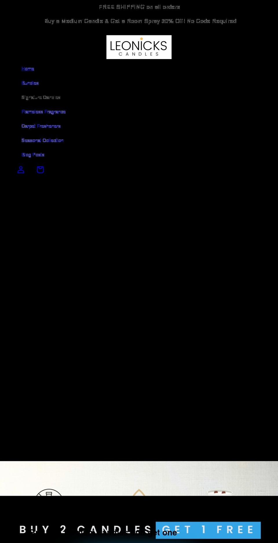 leonicks.com shopify website screenshot