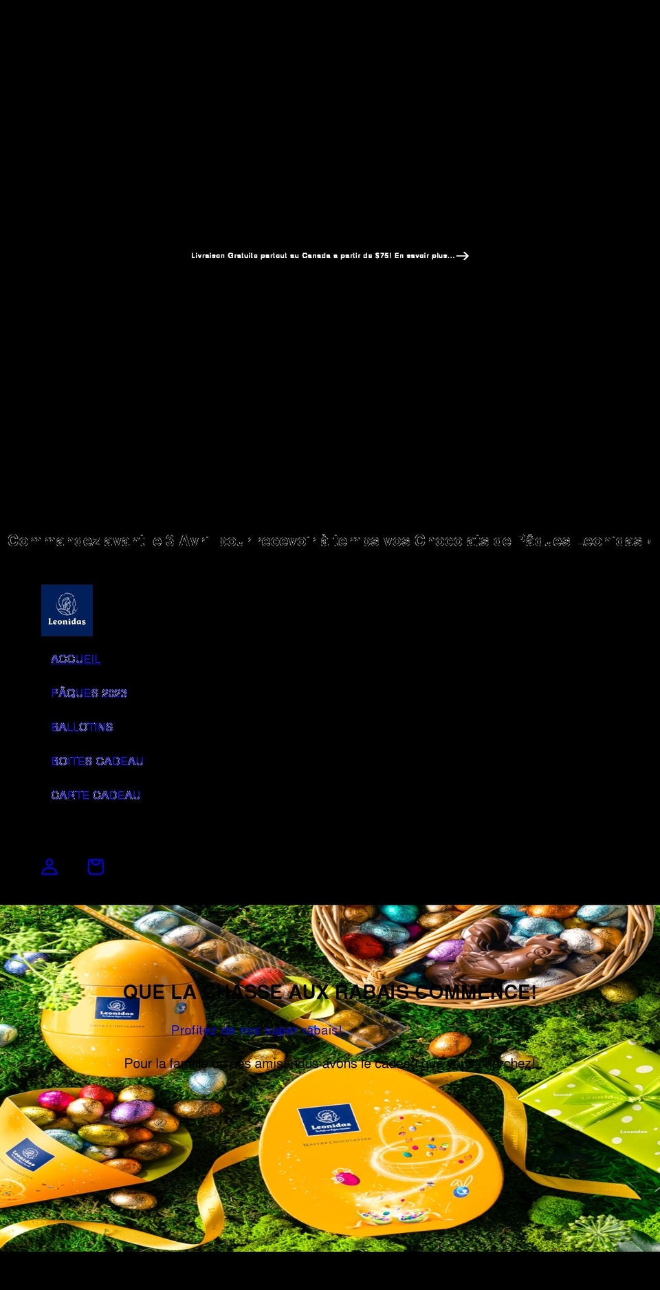 leonidasmontroyal.com shopify website screenshot