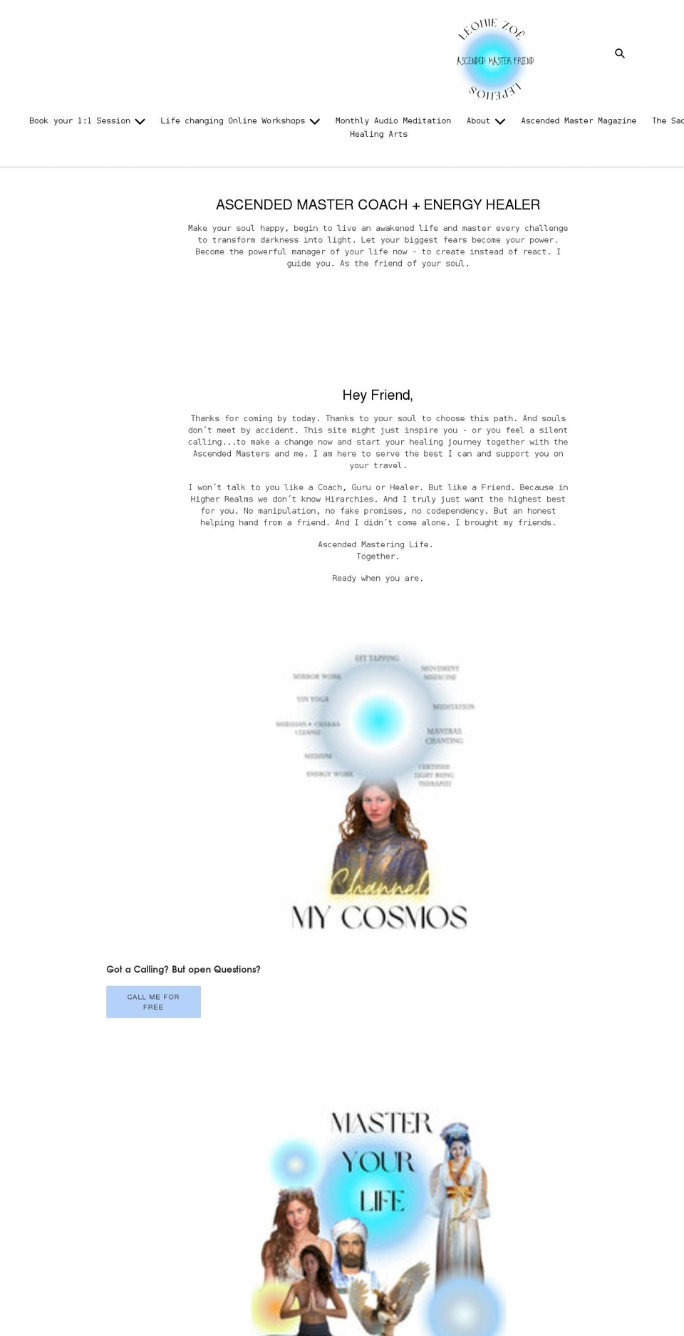 leonielepenos.com shopify website screenshot