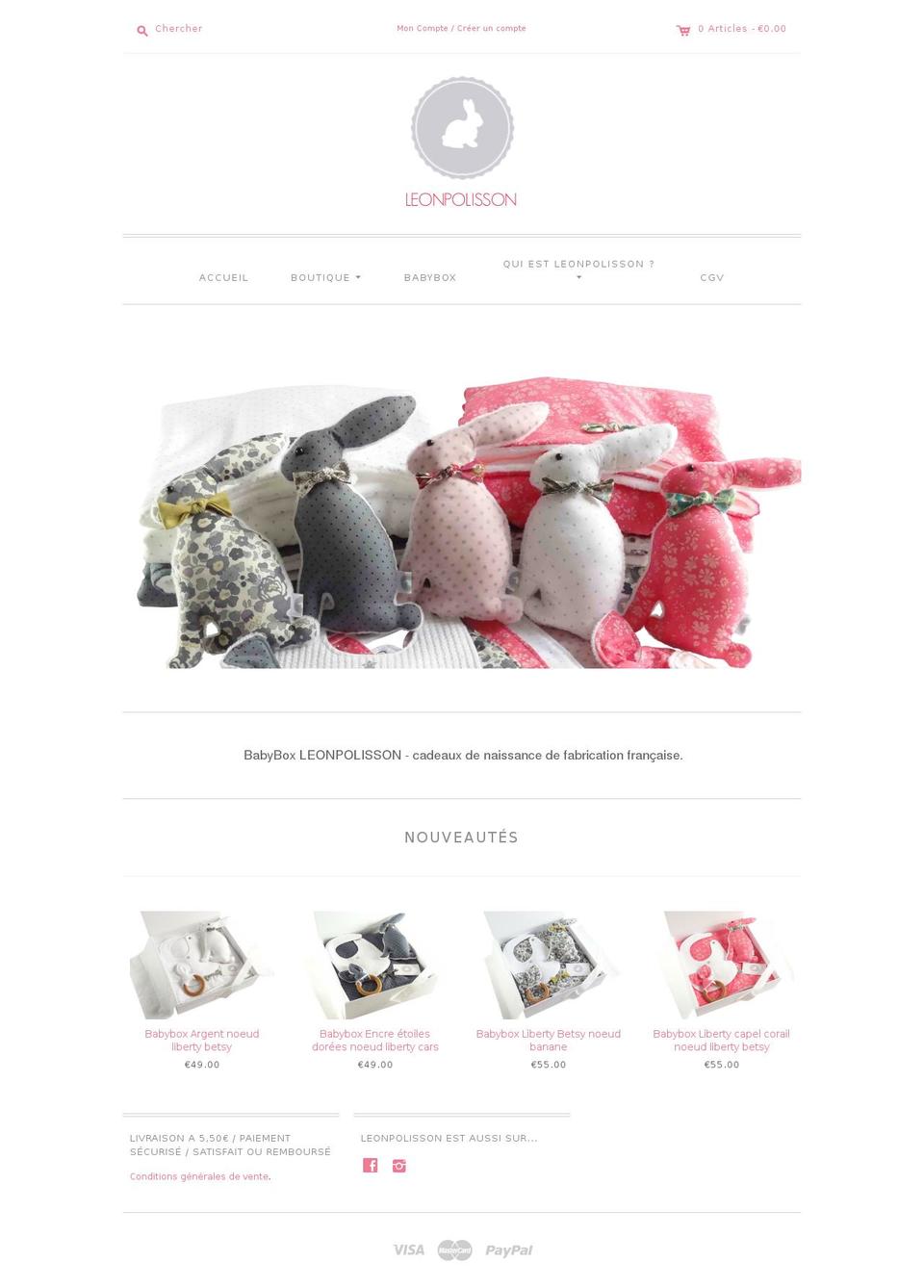 leonpolisson.com shopify website screenshot