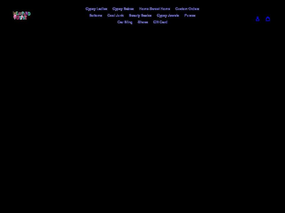 leopardgypsy.com shopify website screenshot