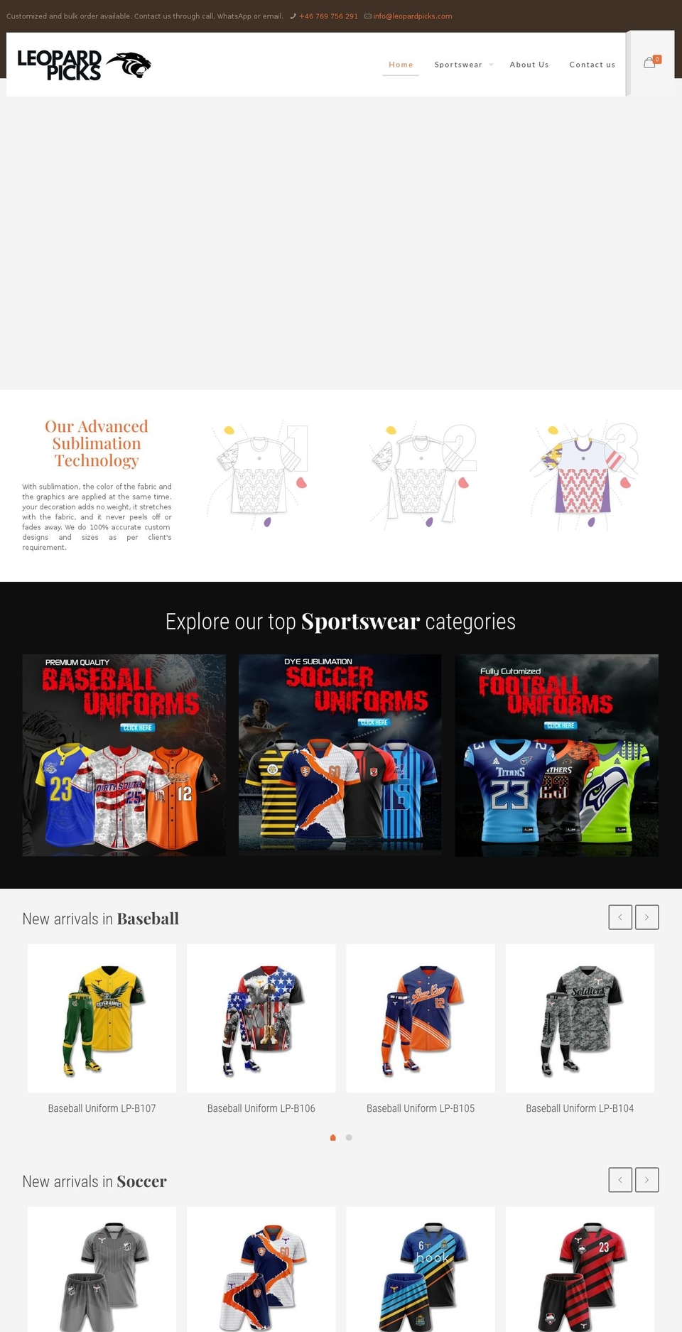 leopardpicks.com — Shopify storefront screenshot