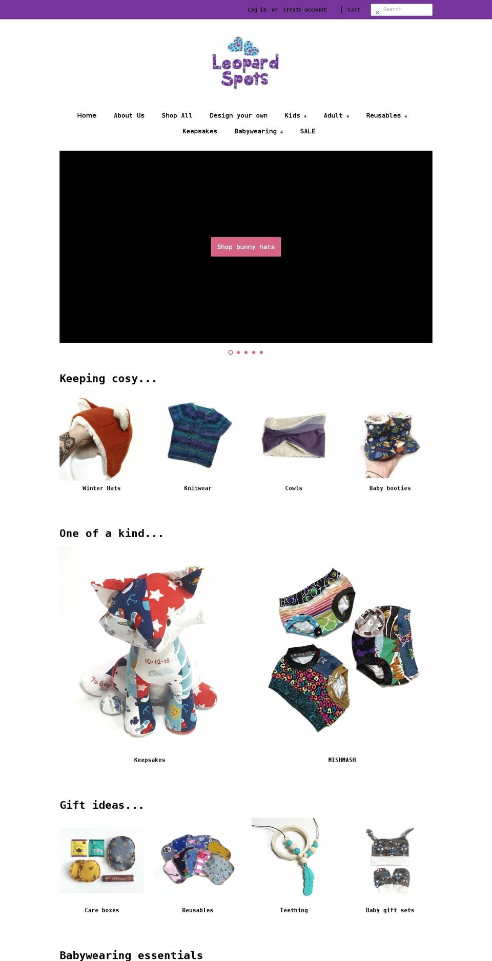 leopardspots.shop shopify website screenshot