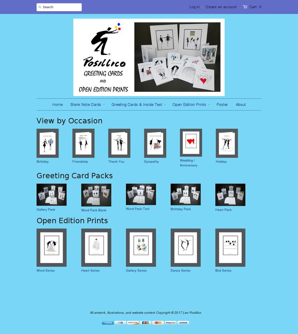 leoposillicopublishing.com shopify website screenshot