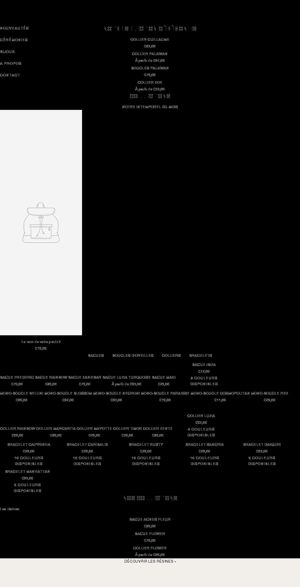 leosedim.com shopify website screenshot