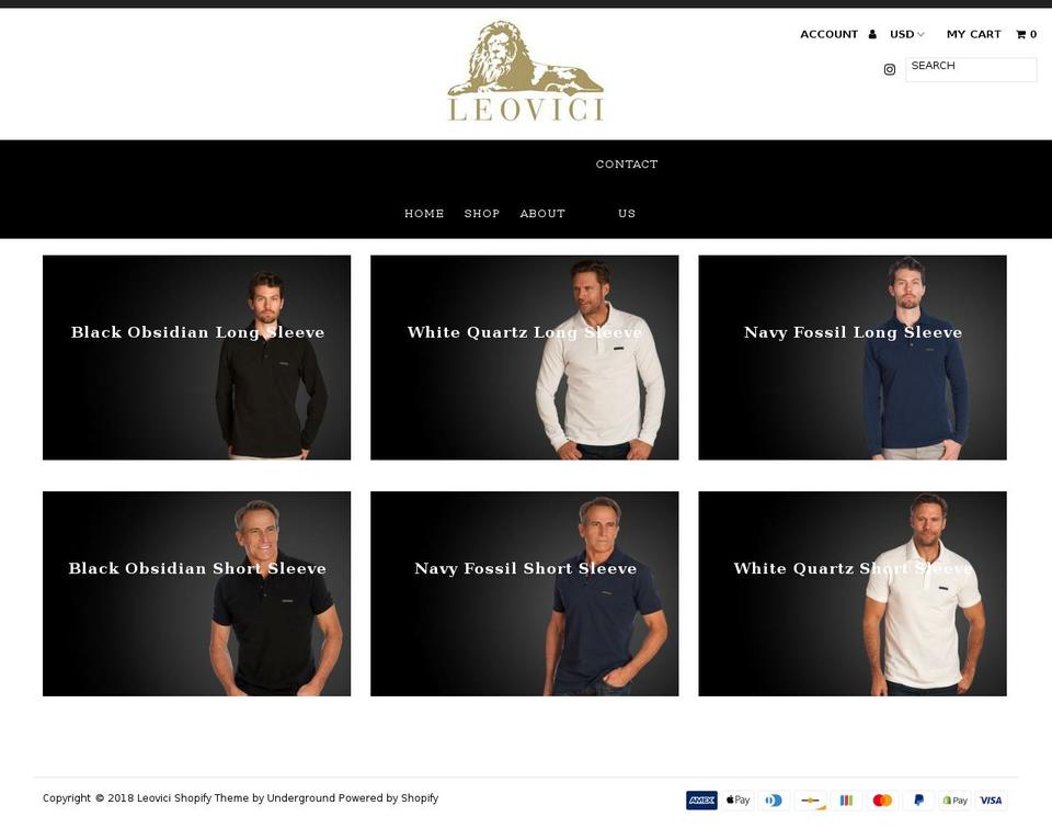 leovici.com — Shopify storefront screenshot