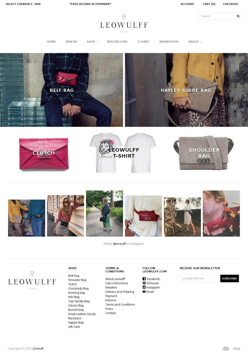leowulf.com shopify website screenshot