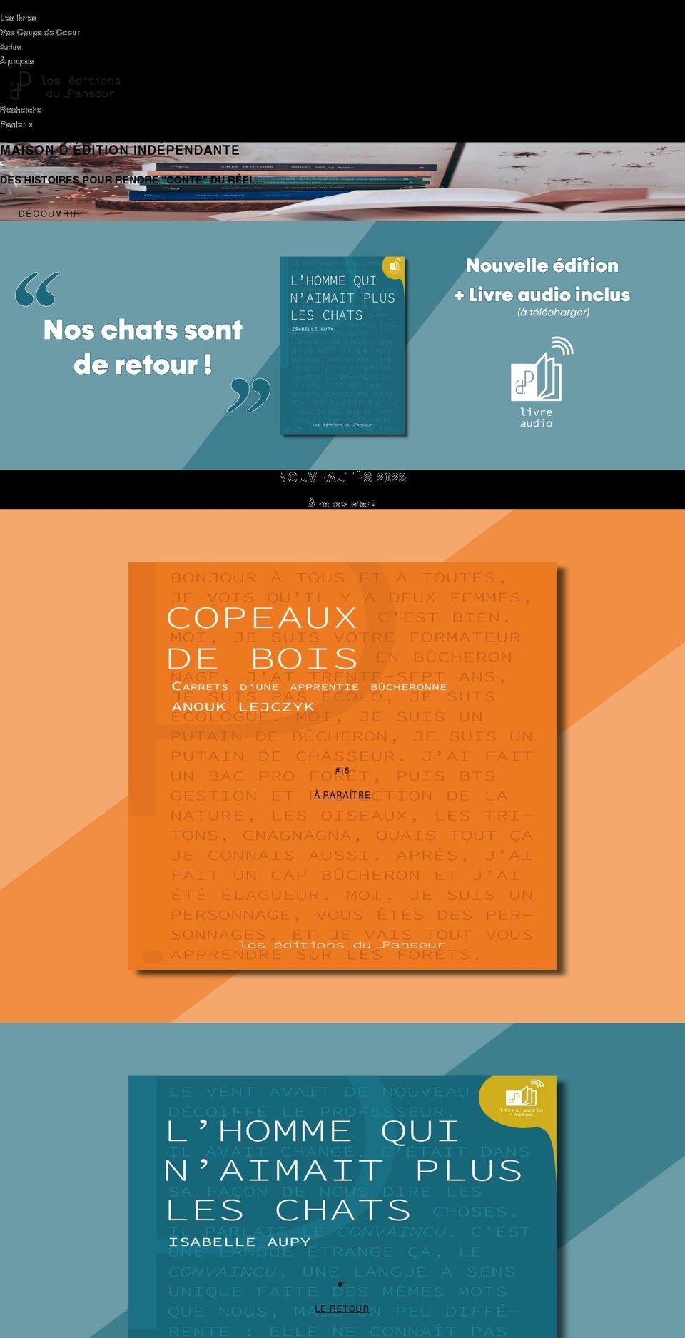 lepanseur.com shopify website screenshot