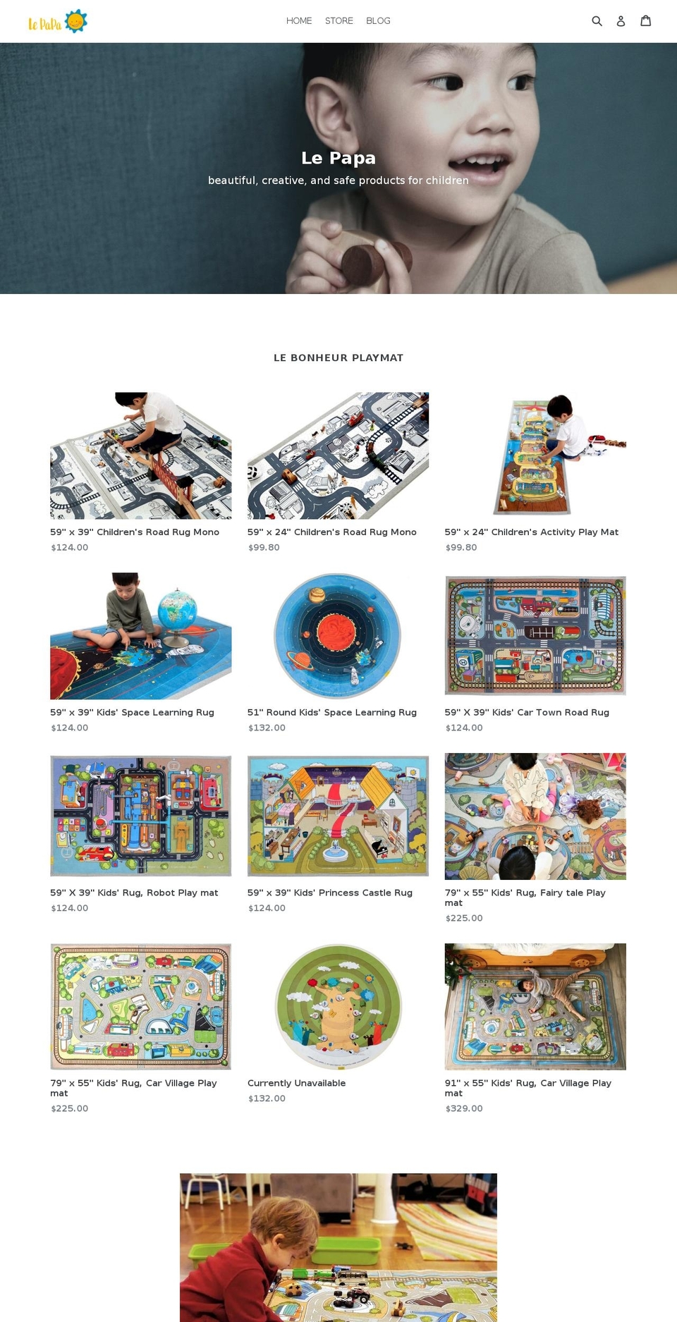 lepapashop.com — Shopify storefront screenshot