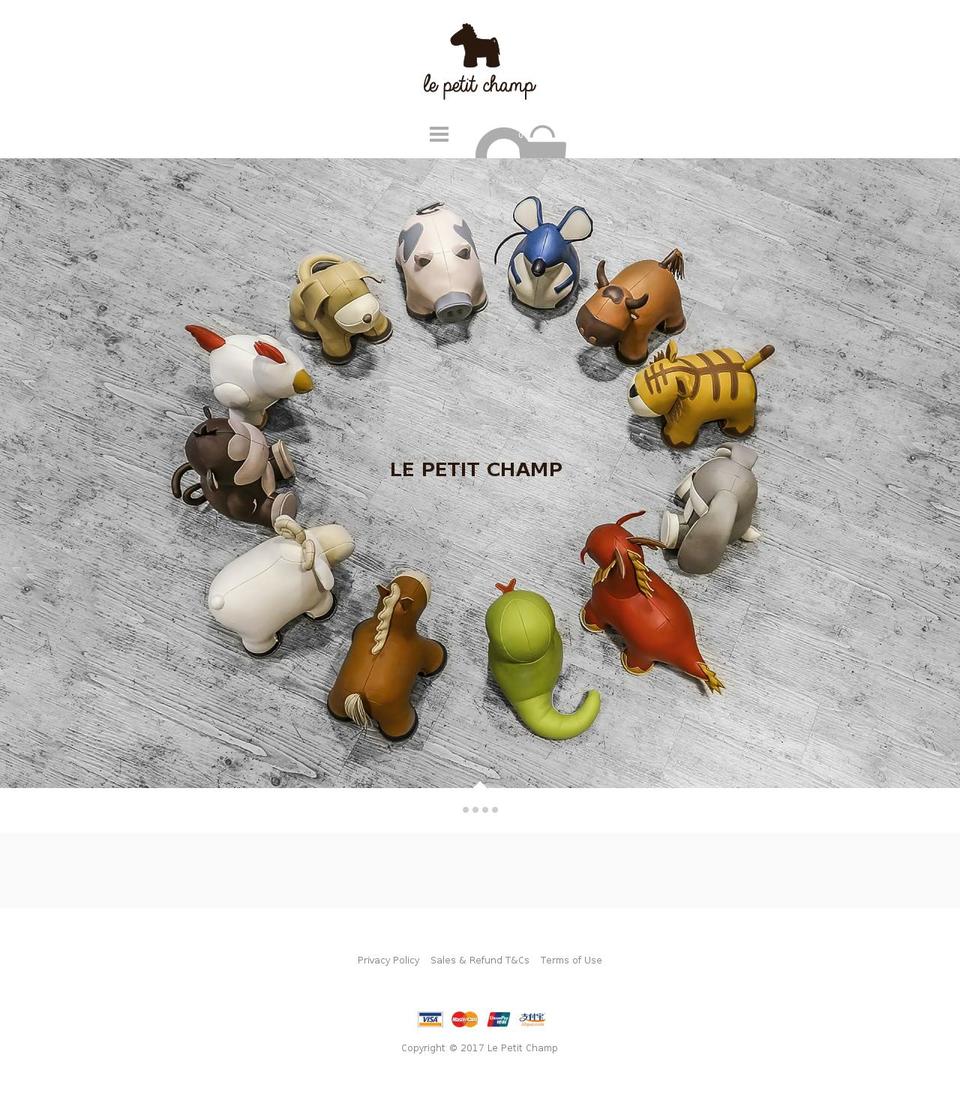 lepetitchamp.com shopify website screenshot