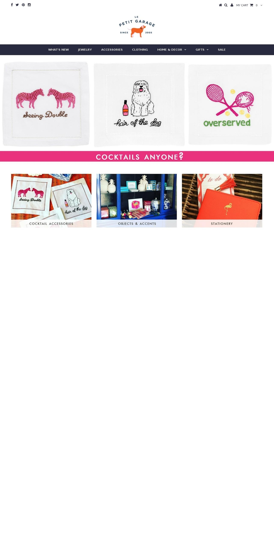 lepetitgarage.com shopify website screenshot