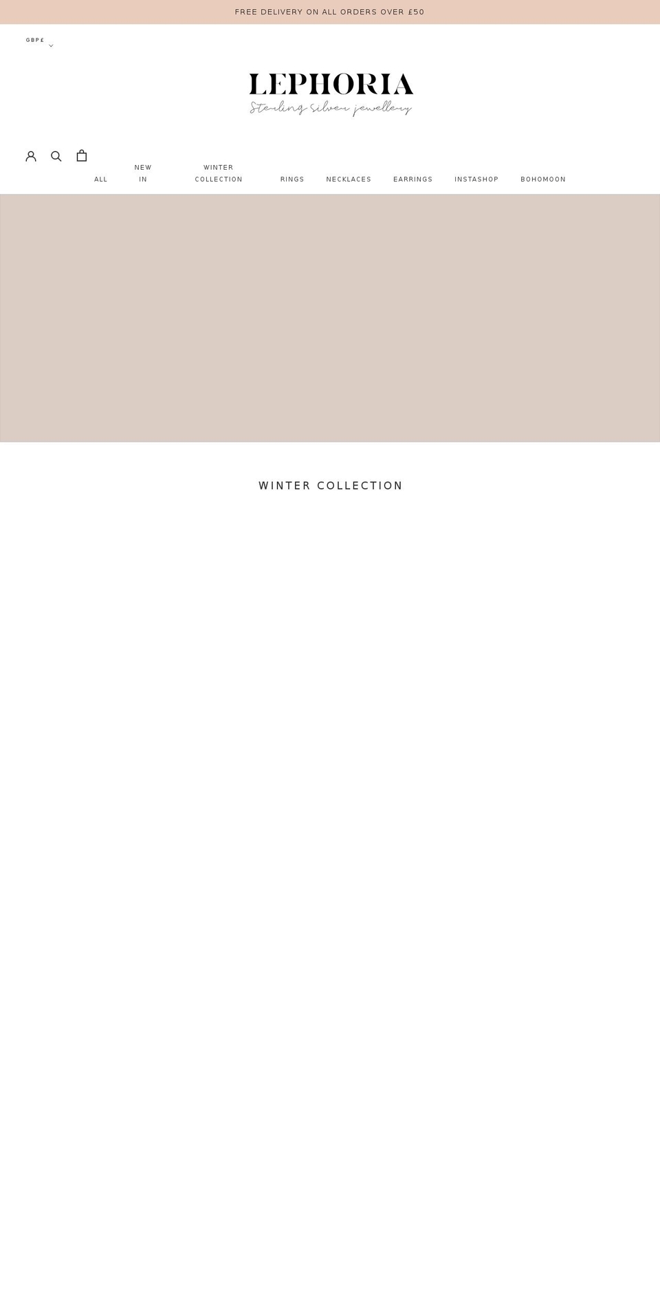 lephoria.com shopify website screenshot