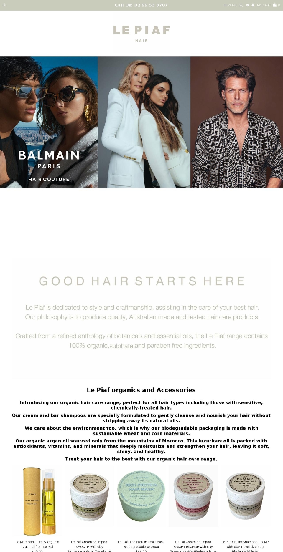 lepiaf.com.au shopify website screenshot
