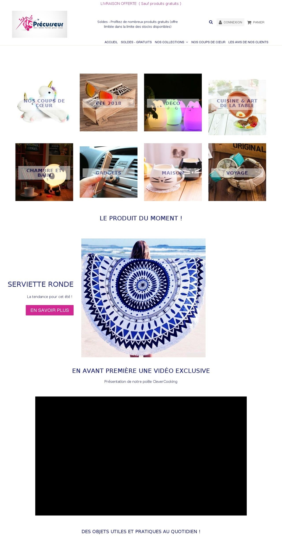 template-shopiflight-0911 Shopify theme site example leprecurseur.org