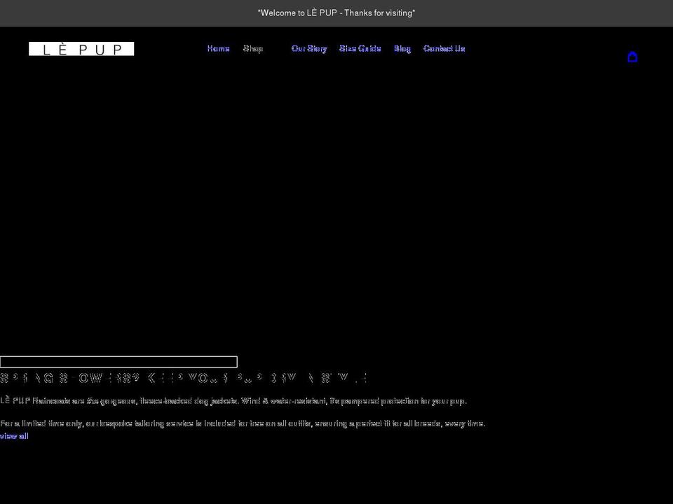 lepup.co.uk shopify website screenshot