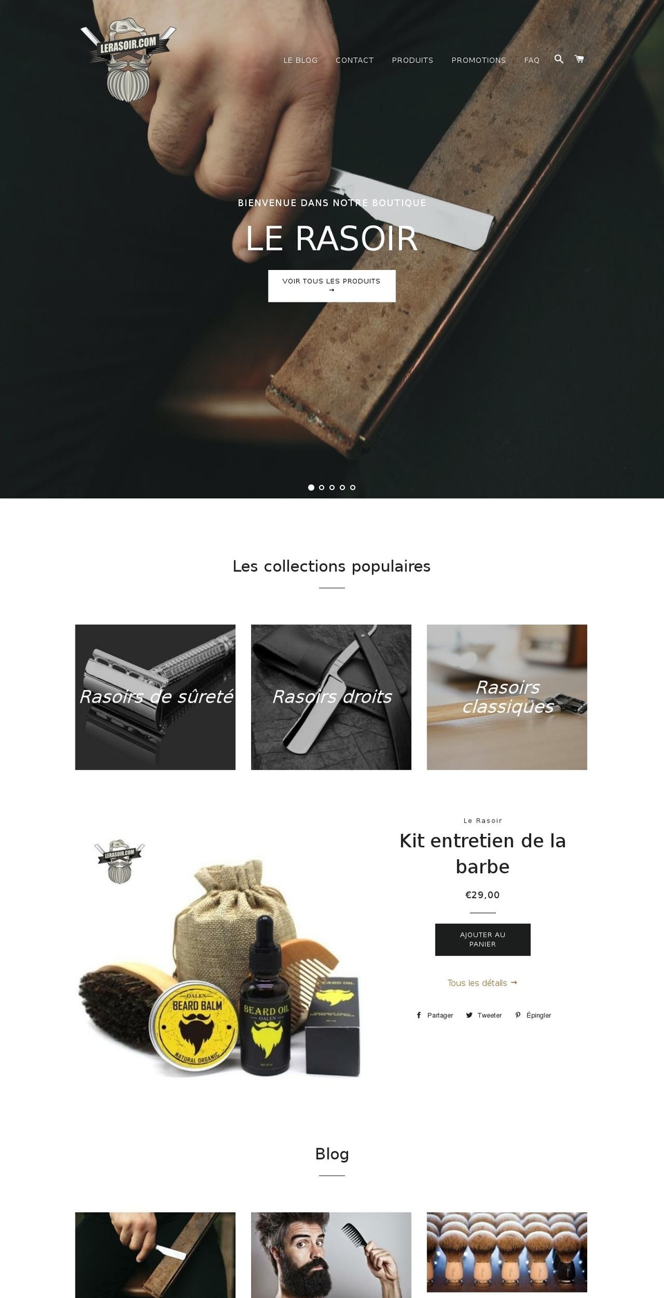 lerasoir.com — Shopify storefront screenshot