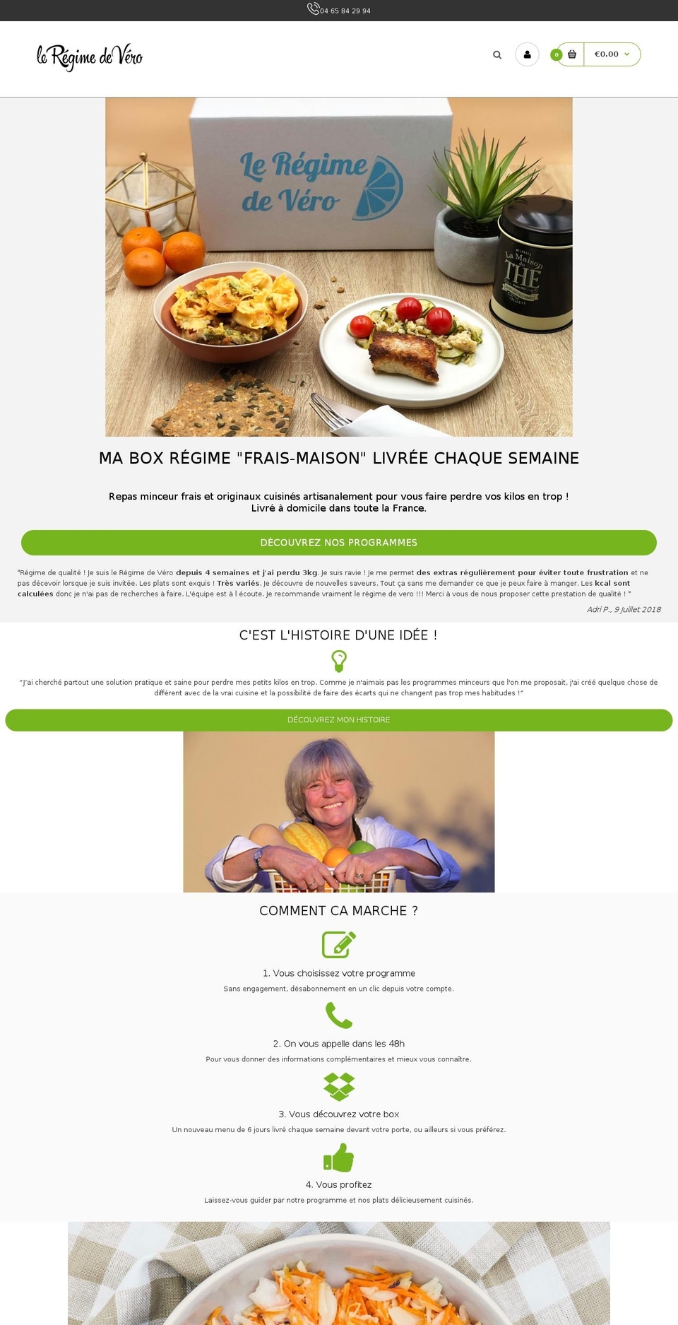 leregimedevero.com — Shopify storefront screenshot
