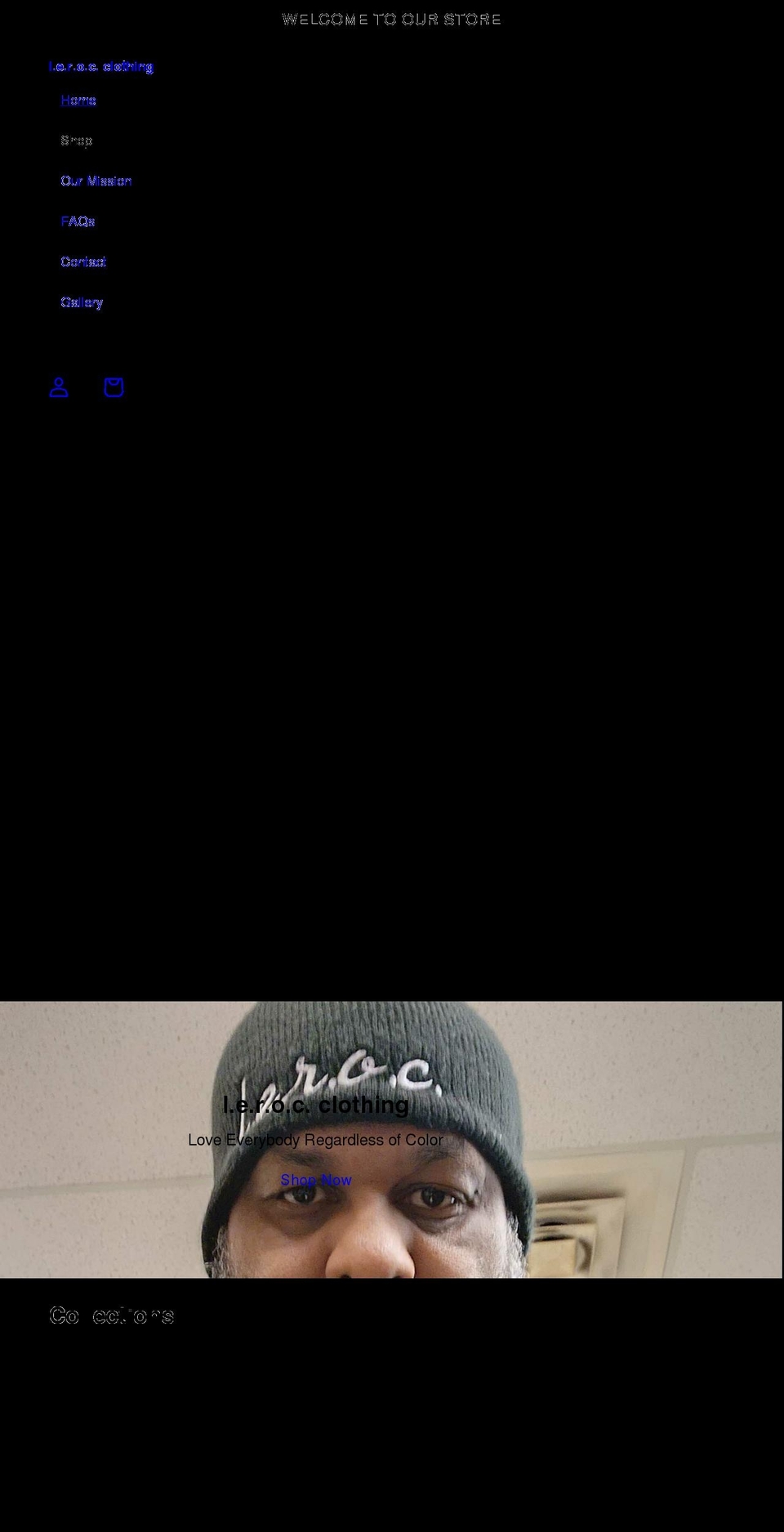 lerocclothing.net shopify website screenshot