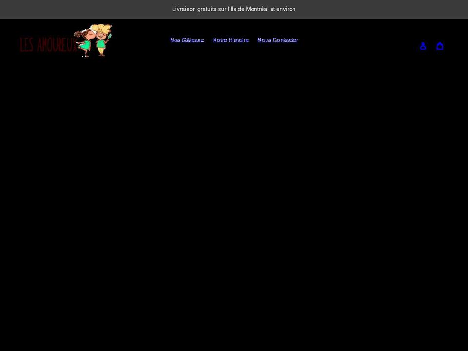 lesamoureux.com shopify website screenshot