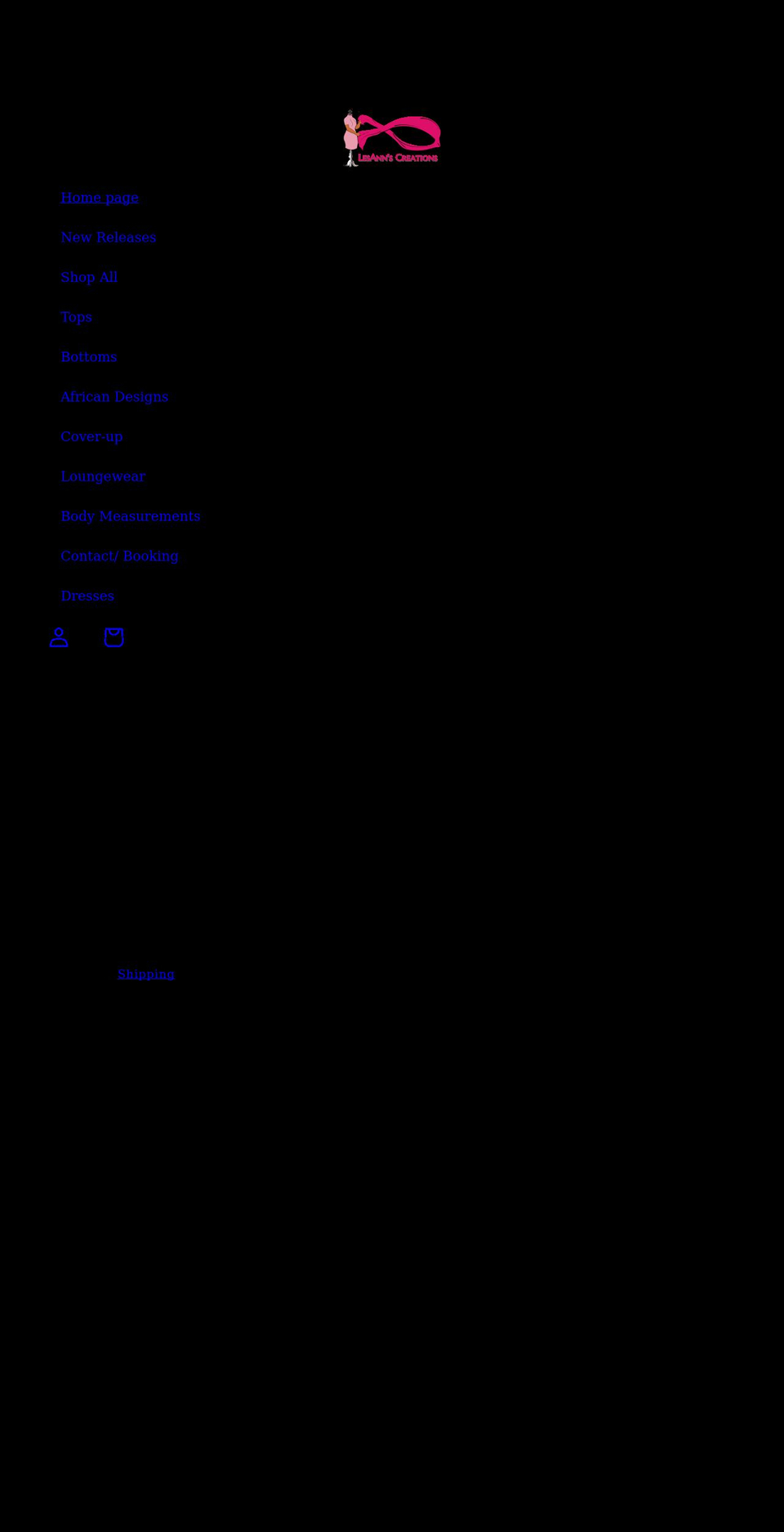 lesannscreations.com shopify website screenshot
