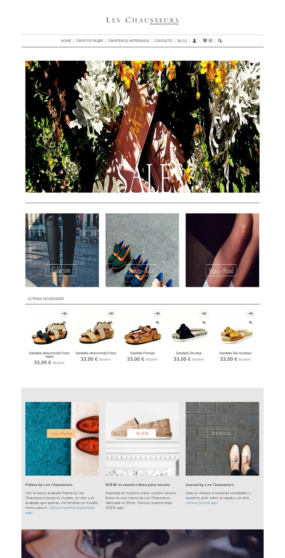 index1 Shopify theme site example leschausseurs.com