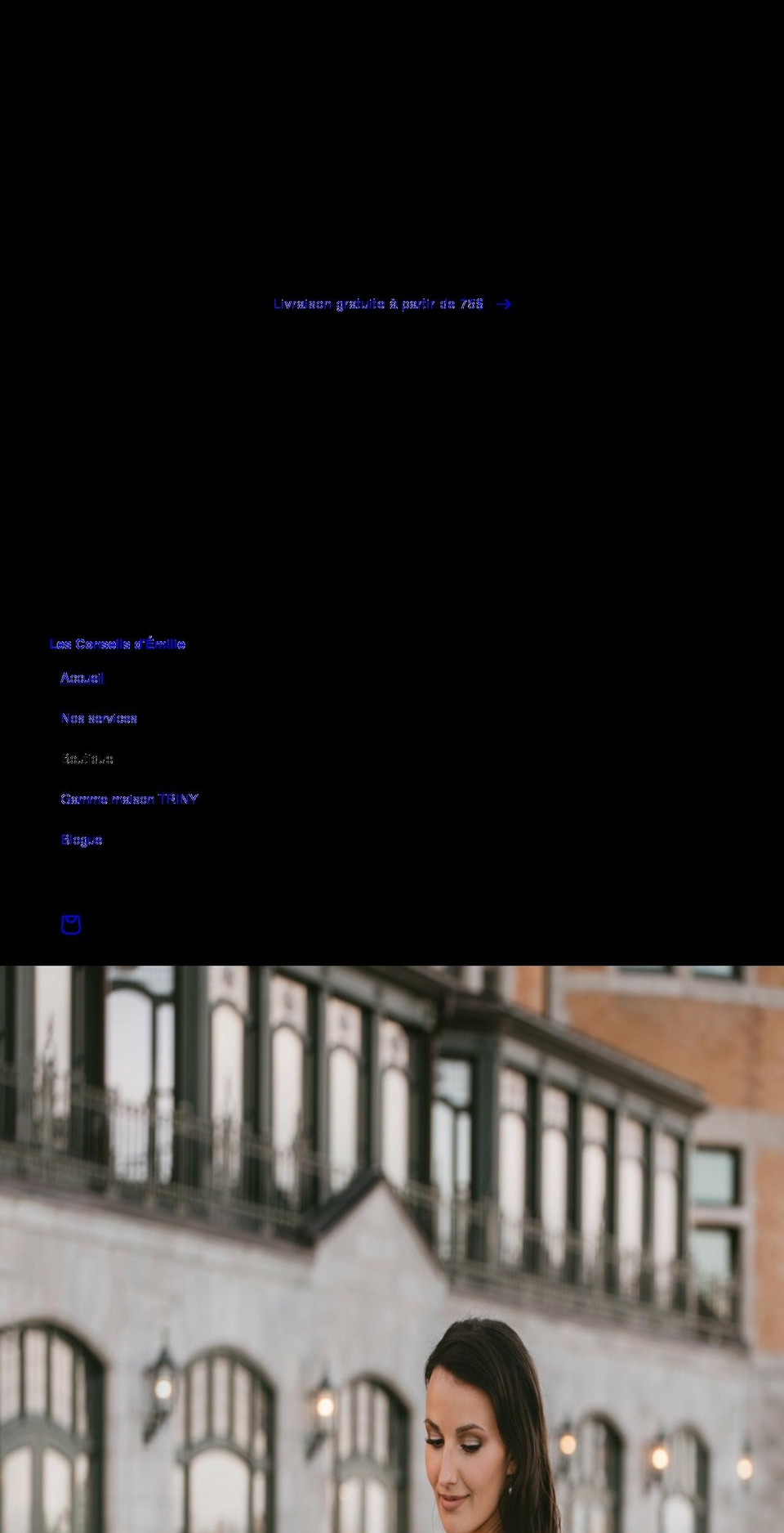 lesconseilsdemilie.com shopify website screenshot