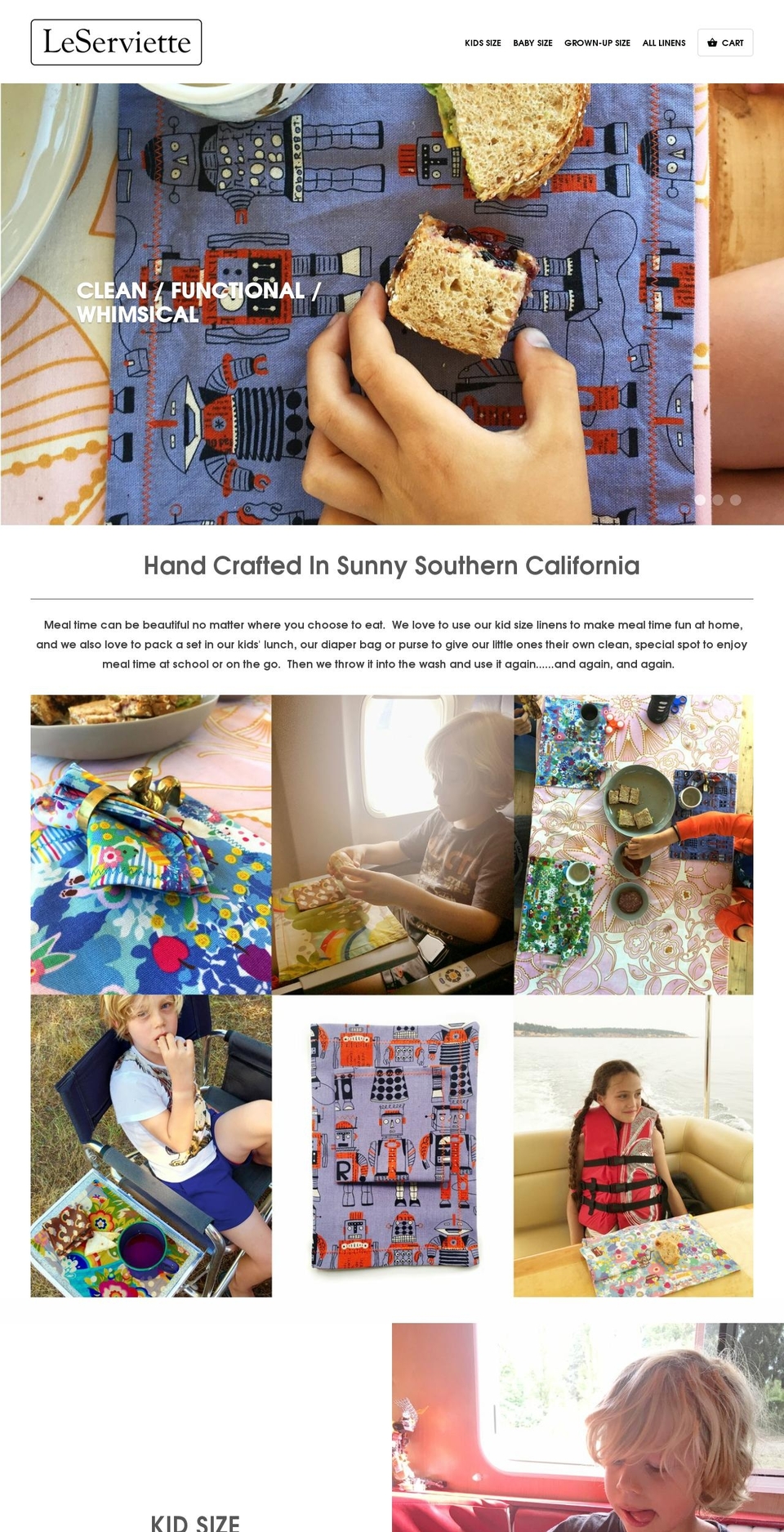 leserviette.com shopify website screenshot