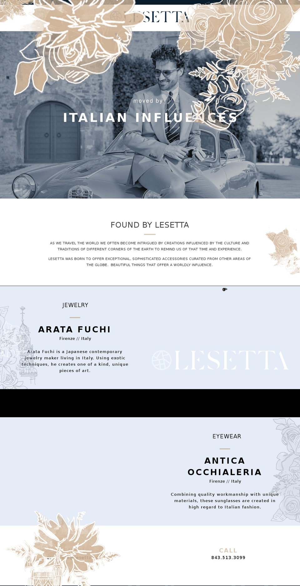 lesetta.com shopify website screenshot